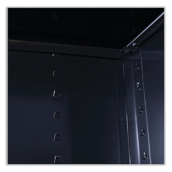 Alera Economy Assembled Storage Cabinet, 36w x 18d x 72h, Black - CME7218BK