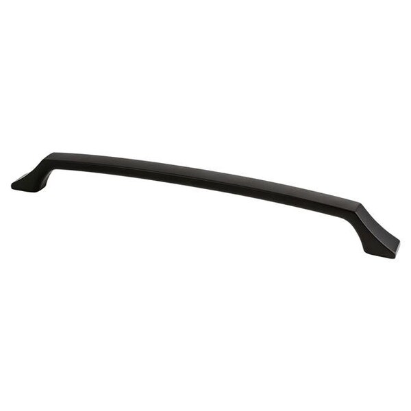 Berenson Berenson 1233-1055-P 12 in. CC Century Edge Appliance Pull with Matte Black - 1233-1055-P
