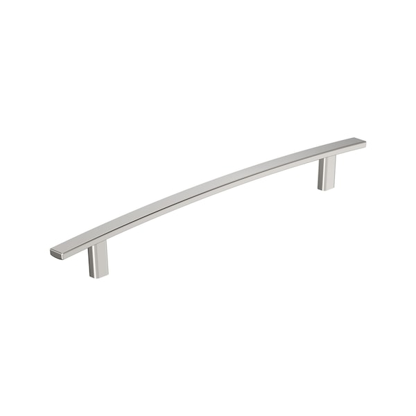 Amerock Cyprus 10-1/16 inch 256mm Center-to-Center Polished Nickel Cabinet Pull - BP26210PN