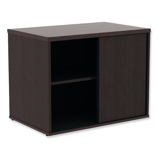 Alera Open Office Low Storage Cab Cred, 29.5w x 19 1/8d x 22 7/8h, Espresso - ALELS593020ES