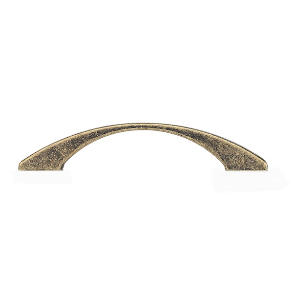 Richelieu 3-3/4 in. (96 mm) Center-to-Center Burnished Brass Traditional Drawer Pull - BP391371BB