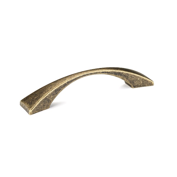 Richelieu 3-3/4 in. (96 mm) Center-to-Center Burnished Brass Traditional Drawer Pull - BP391371BB