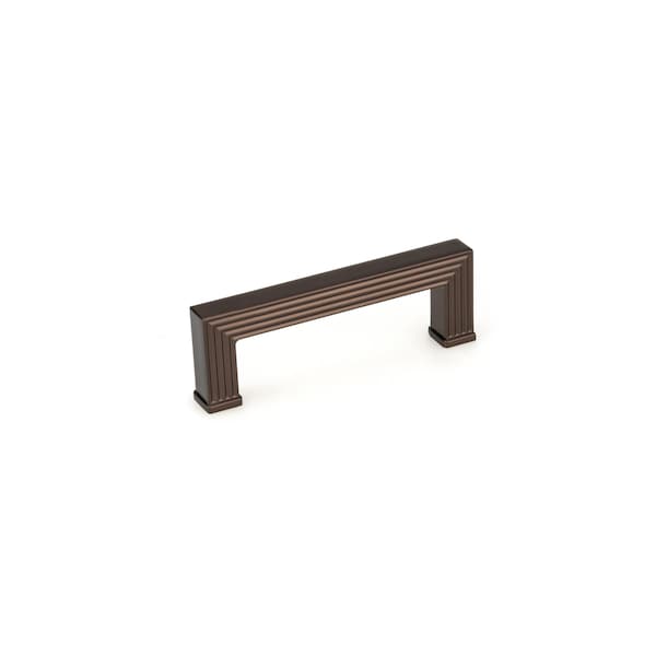 Richelieu 3-3/4 in. (96 mm) Center-to-Center Honey Bronze Transitional Drawer Pull - BP878896HBRZ