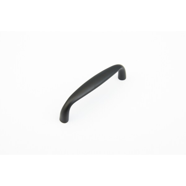 Schaub 4in Center to Center Traditional Cabinet Pull Flat Black Finish - 732-FB