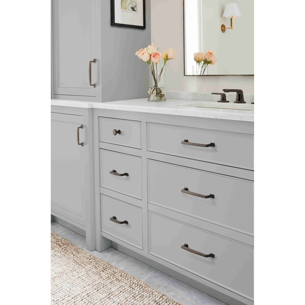 Amerock Westerly 6-5/16 in 160 mm Center-to-Center Oil-Rubbed Bronze Cabinet Pull - BP53722ORB
