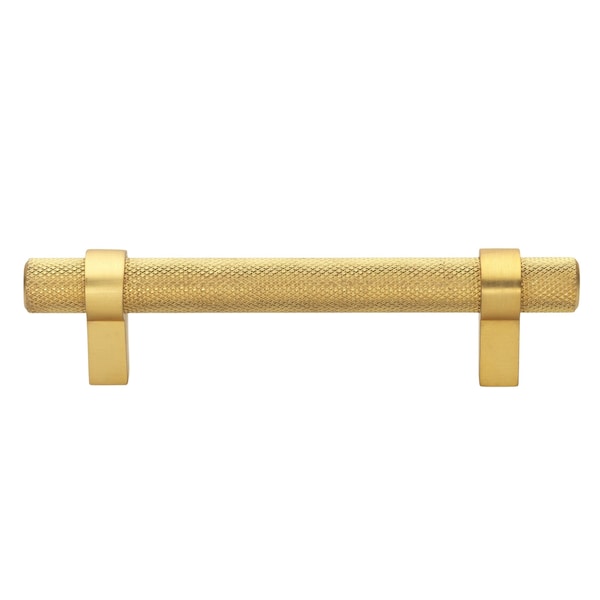 Gliderite Hardware 3-3/4 in. Center to Center Knurled Steel Bar Pull - 8006-96-BG, 10PK - 8006-96-BG-10