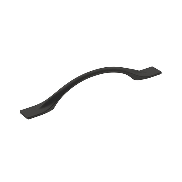 Amerock Uprise 5-1/16 in 128 mm Center-to-Center Matte Black Cabinet Pull - BP36918FB