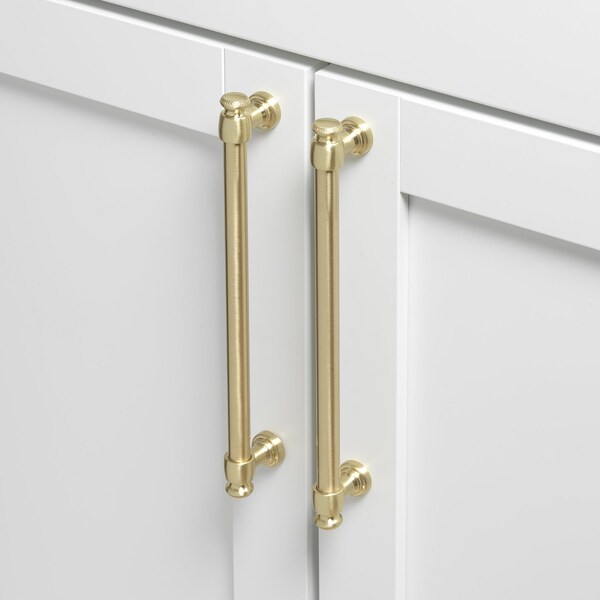 Gliderite Hardware 7-5/8 in. Center to Center Champagne Gold Classic Euro Bar Pull - 4361-192-CHPG, 10PK - 4361-192-CHPG-10