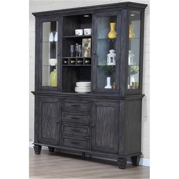 Sunset Trading Shades Of Gray China Cabinet - DLU-EL-BH