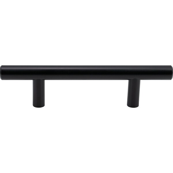 Designperfect 3'' Center-to-Center Bar Pull, Matte/Flat Black, 10PK - DPA10T202BLK