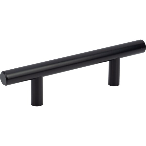 Designperfect 3'' Center-to-Center Bar Pull, Matte/Flat Black, 10PK - DPA10T202BLK