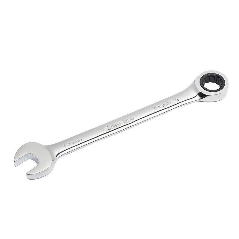 Husky 14 mm 12-Point Metric Ratcheting Combination Wrench - HRW14MM