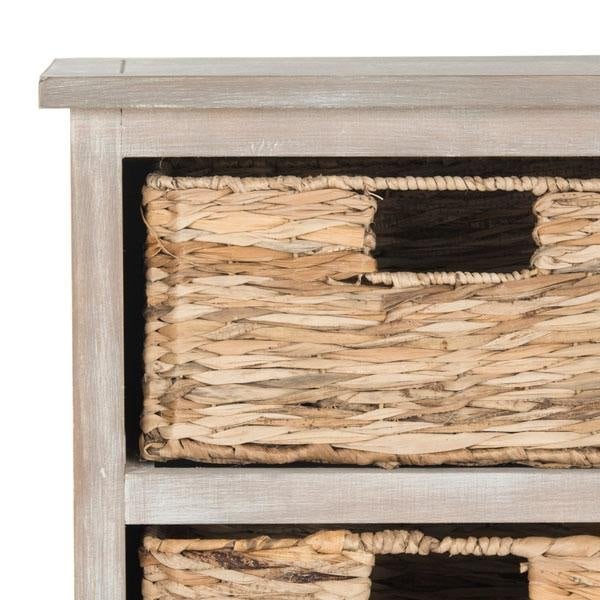 Safavieh Connery Cabinet- Vintage White - 35 x 11.8 x 15.9 in. - AMH5742E