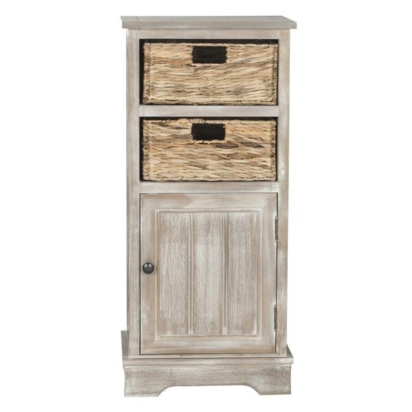 Safavieh Connery Cabinet- Vintage White - 35 x 11.8 x 15.9 in. - AMH5742E
