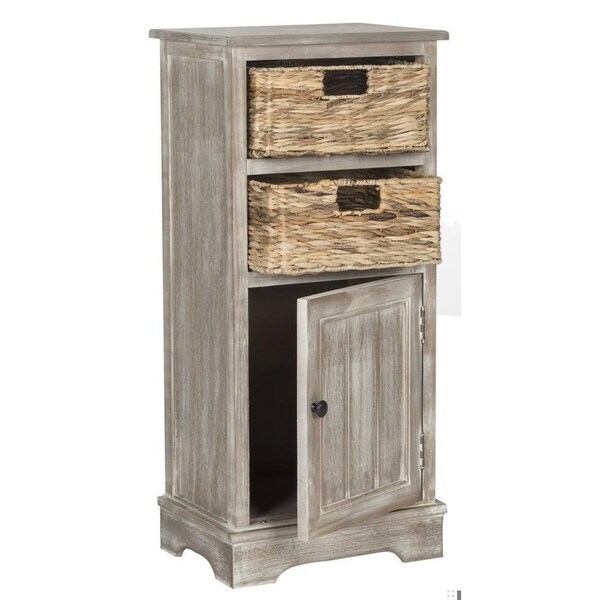 Safavieh Connery Cabinet- Vintage White - 35 x 11.8 x 15.9 in. - AMH5742E