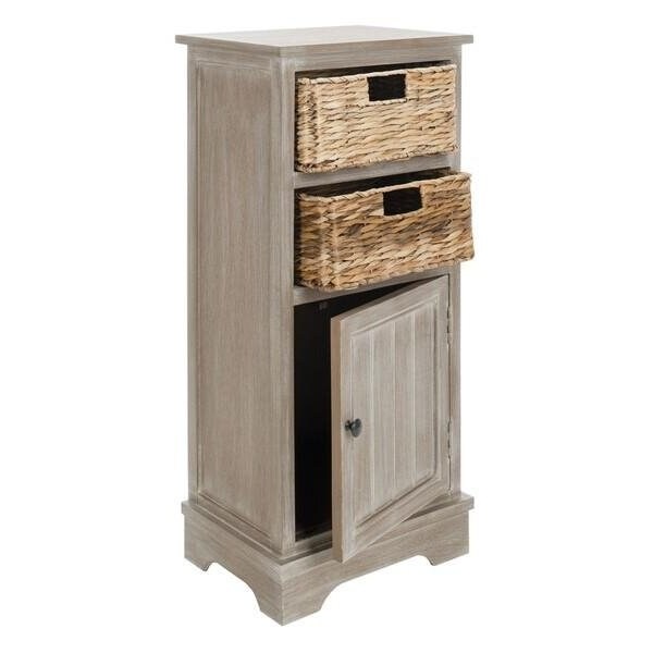 Safavieh Connery Cabinet- Vintage White - 35 x 11.8 x 15.9 in. - AMH5742E