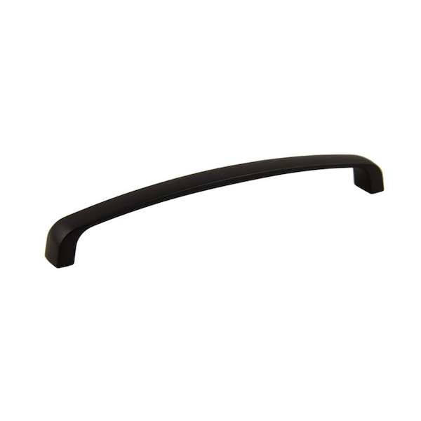 Pride Industrial 6-3/4in Modern Cabinet Pull with 6-3/10in Center to Center Matte Black Finish - P81235BK