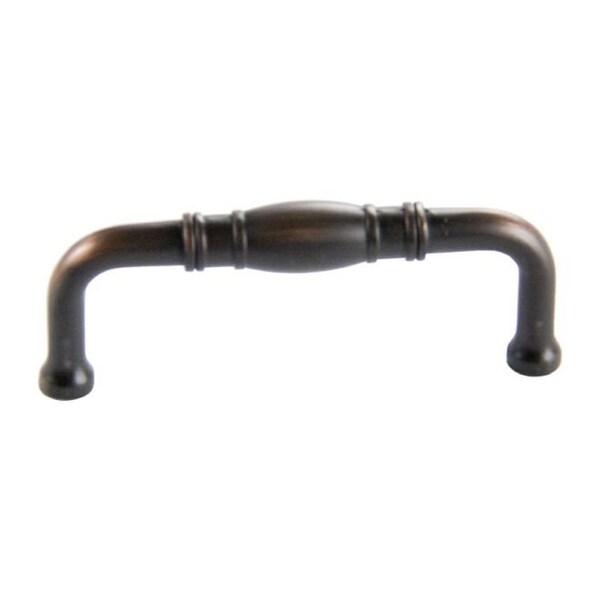 Crown 3-1/4" Cabinet Pull with 3" Center to Center Oil Rubbed Bronze Finish - CHP8029010B