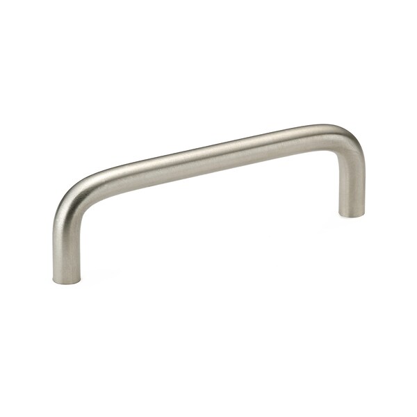 Richelieu 3-3/4 in. (96 mm) Center-to-Center Stainless Steel Contemporary Drawer Pull - BP33205170