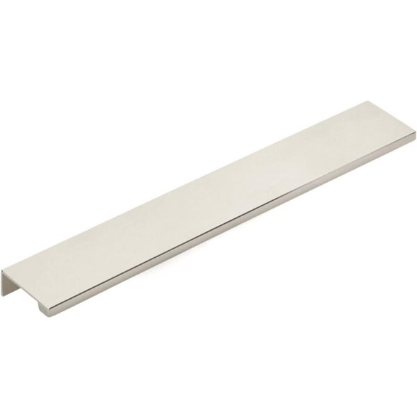 Patioplus 10 in. Edge Center to Center Finger Cabinet Pull, Polished Nickel - PA3251327