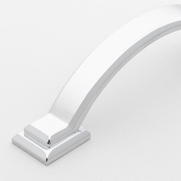 Gliderite Hardware 3 in. Center to Center Polished Chrome Arched Square Cabinet Pull - 4355-PC, 25PK - 4355-PC-25
