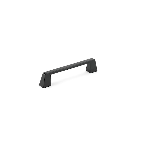 Richelieu 5 1/16 in (128 mm) Center-to-Center Matte Black Contemporary Cabinet Pull - BP7340128900