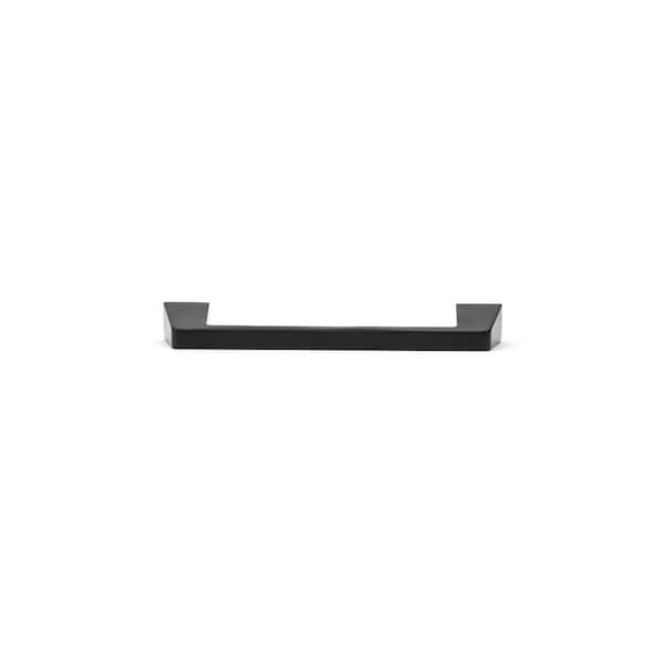 Richelieu 5 1/16 in (128 mm) Center-to-Center Matte Black Contemporary Cabinet Pull - BP7340128900