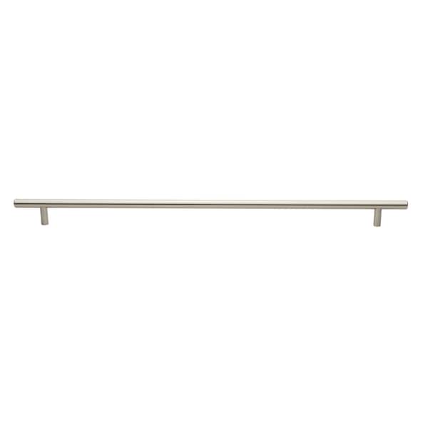 Gliderite Hardware 17 in. Center to Center Satin Nickel Solid Steel Bar Pull - 5020-432-SS, 5PK - 5020-432-SS-5