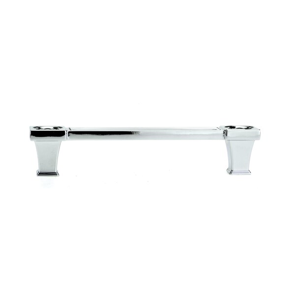 Richelieu 5-1/16 in. (128 mm) Center-to-Center Chrome Transitional Drawer Pull - BP8822128140