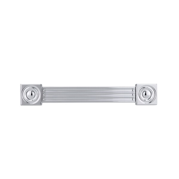 Richelieu 5-1/16 in. (128 mm) Center-to-Center Chrome Transitional Drawer Pull - BP8822128140