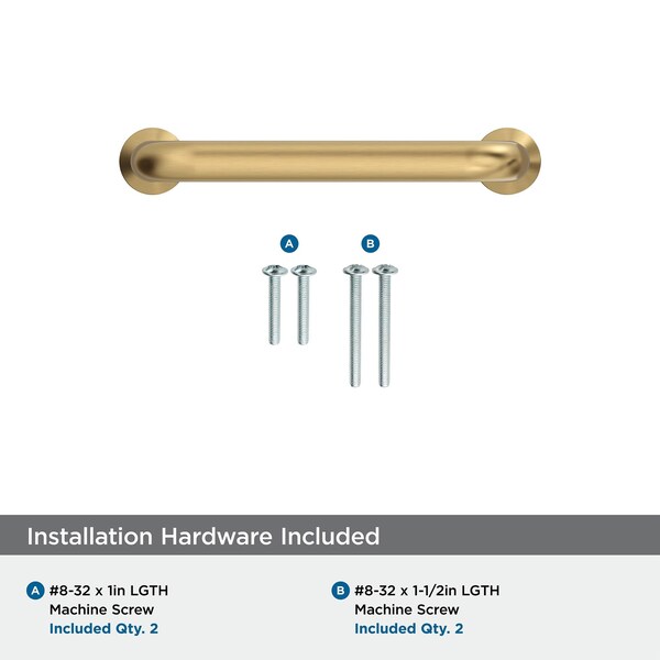 Amerock Factor 3 inch 76mm Center-to-Center Champagne Bronze Cabinet Pull - BP37380CZ