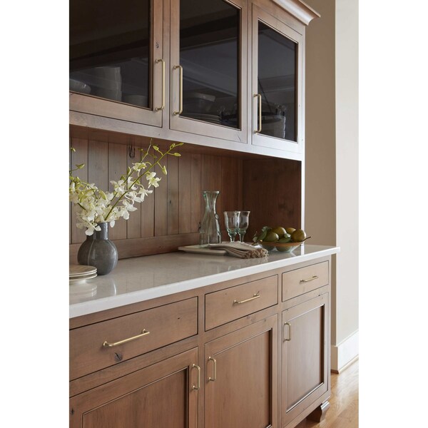 Amerock Factor 3 inch 76mm Center-to-Center Champagne Bronze Cabinet Pull - BP37380CZ
