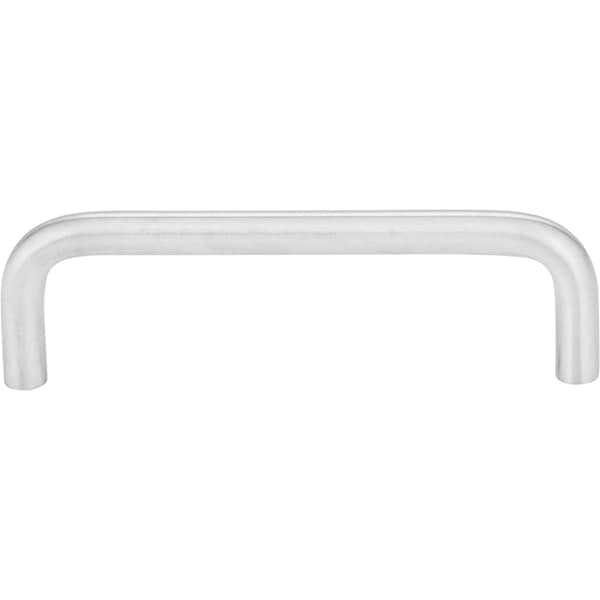 Elements By Hardware Resources 96 mm Center-to-Center Brushed Chrome Torino Cabinet Wire Pull - S271-96BC