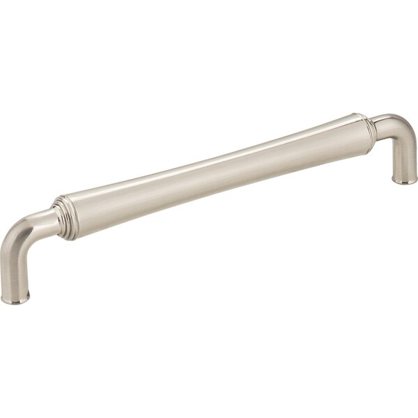 Jeffrey Alexander 160 mm Center-to-Center Satin Nickel Barrel Bremen 2 Cabinet Pull - 537-160SN