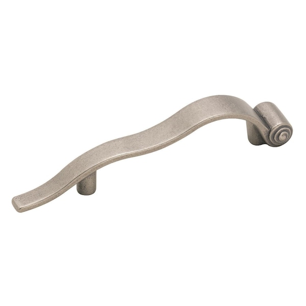 Amerock Divinity Kitchen Cabinet Drawer Pull 3 in. Center To Center Center-to-Center Weathered Nickel - BP19254WN