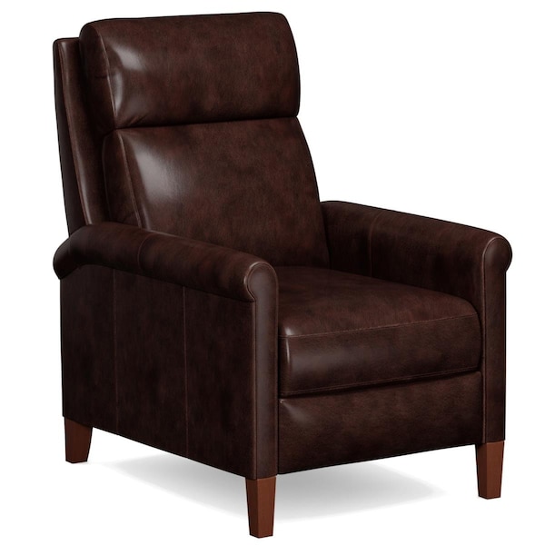 Sunset Trading Ethan Pushback Leather Recliner Espresso - Hardwood Frame - SY-1916-86-9210-89