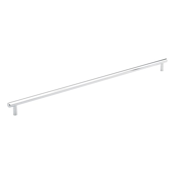 Richelieu 22-1/8 in. (562 mm) Center-to-Center Chrome Steel Contemporary Drawer Pull - BP205562140