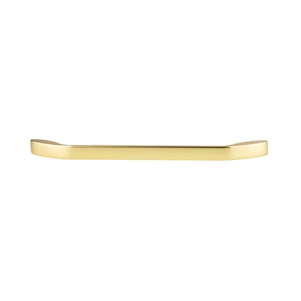 Richelieu 8 13/16 in (224 mm) Center-to-Center Brushed Gold Contemporary Drawer Pull - BP9455224165