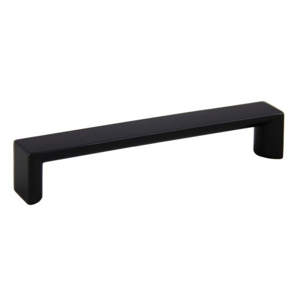 Crown 5-1/2" Cabinet Pull with 5" Center to Center Matte Black Finish - CHP81458BK