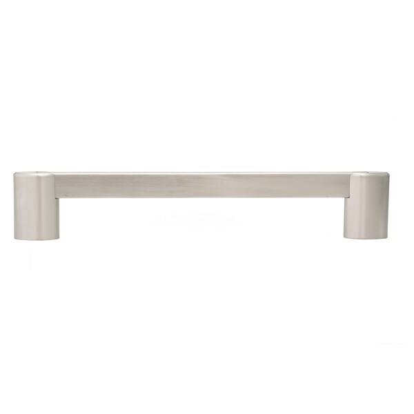 Richelieu 7-9/16 in. (192 mm) Center-to-Center Brushed Nickel Contemporary Drawer Pull - BP8728192195