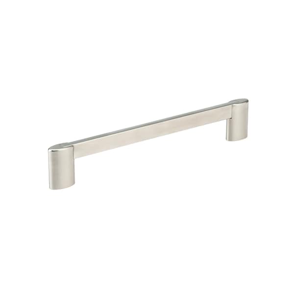 Richelieu 7-9/16 in. (192 mm) Center-to-Center Brushed Nickel Contemporary Drawer Pull - BP8728192195