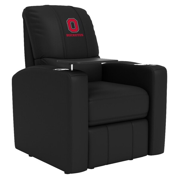 Dreamseat Stealth Power Plus Recliner with Ohio State Block O Buckeyes Logo - XZ520823901CDSMHTUSBBLK-PSCOL11054