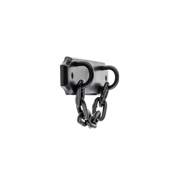 Richelieu 6 5/16 in (160 mm) Center-to-Center Matte Black Eclectic Forged Iron Drawer Pull - BP9654160900
