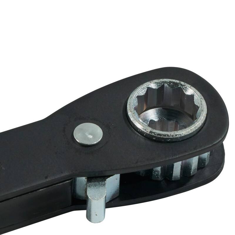 Klein Tools 5-in-1 Heavy Duty Racheting Lineman's Wrench - KT155HD