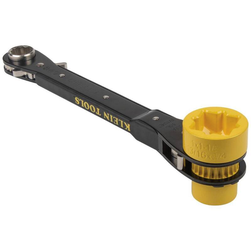Klein Tools 5-in-1 Heavy Duty Racheting Lineman's Wrench - KT155HD