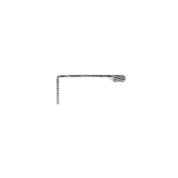 Richelieu 7 9/16 in (192 mm) Center-to-Center Chrome Contemporary Edge Cabinet Pull - BP9898192140