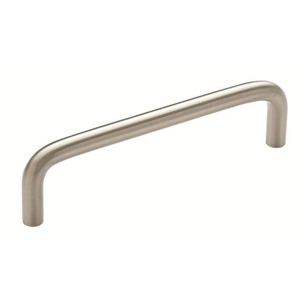 Amerock BP76312CSG10-10PACK 4" (102 mm) CTC Value Cab Pull Satin Nickel - BP76312CSG10-10PACK