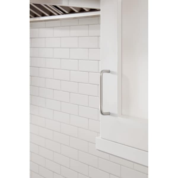 Amerock Everyday Heritage 3-3/4 in 96 mm Center-to-Center Satin Nickel Cabinet Pull - BP76313CSG10