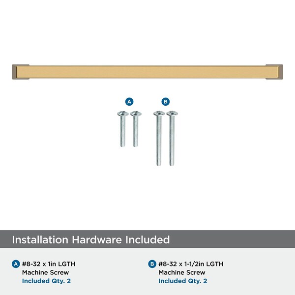 Amerock Blackrock 10-1/16 inch 256mm Center-to-Center Champagne Bronze Cabinet Pull - BP55283CZ