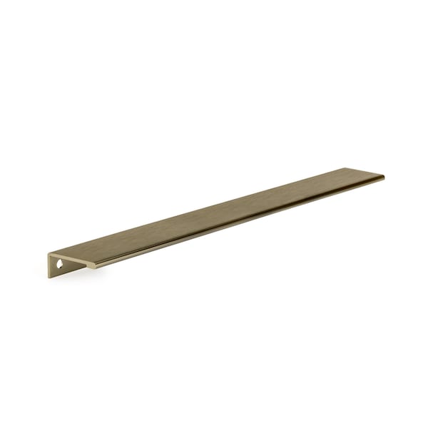 Richelieu 16 3/8 in (416 mm) Champagne Bronze Contemporary Aluminum Edge Pull, Lincoln Collection - BP9898416CHBRZ